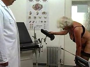Granny Norma Works out on a Sex Machine